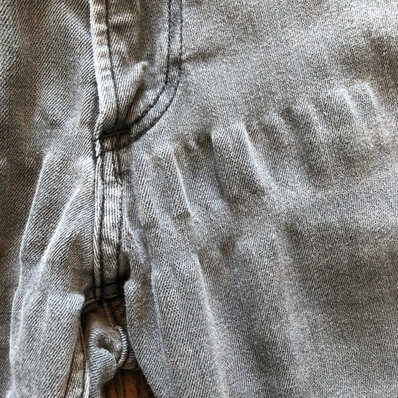 Express Jeans Super Skinny Fit Mens 32x32 (ACTUAL 32x30) Faded Black Distressed - Picture 6 of 16